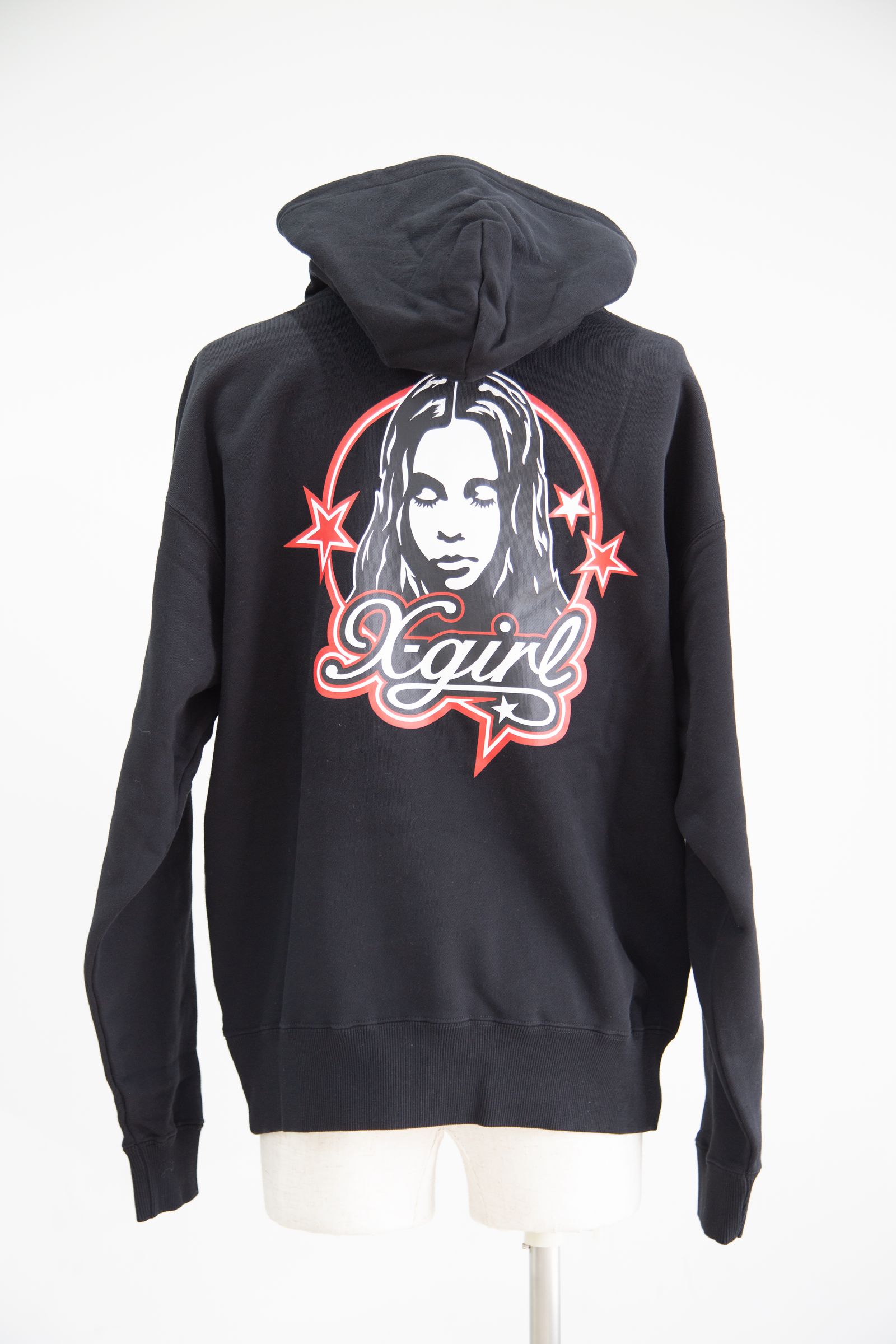 FACE AND STARS SWEAT HOODIE / ブラック