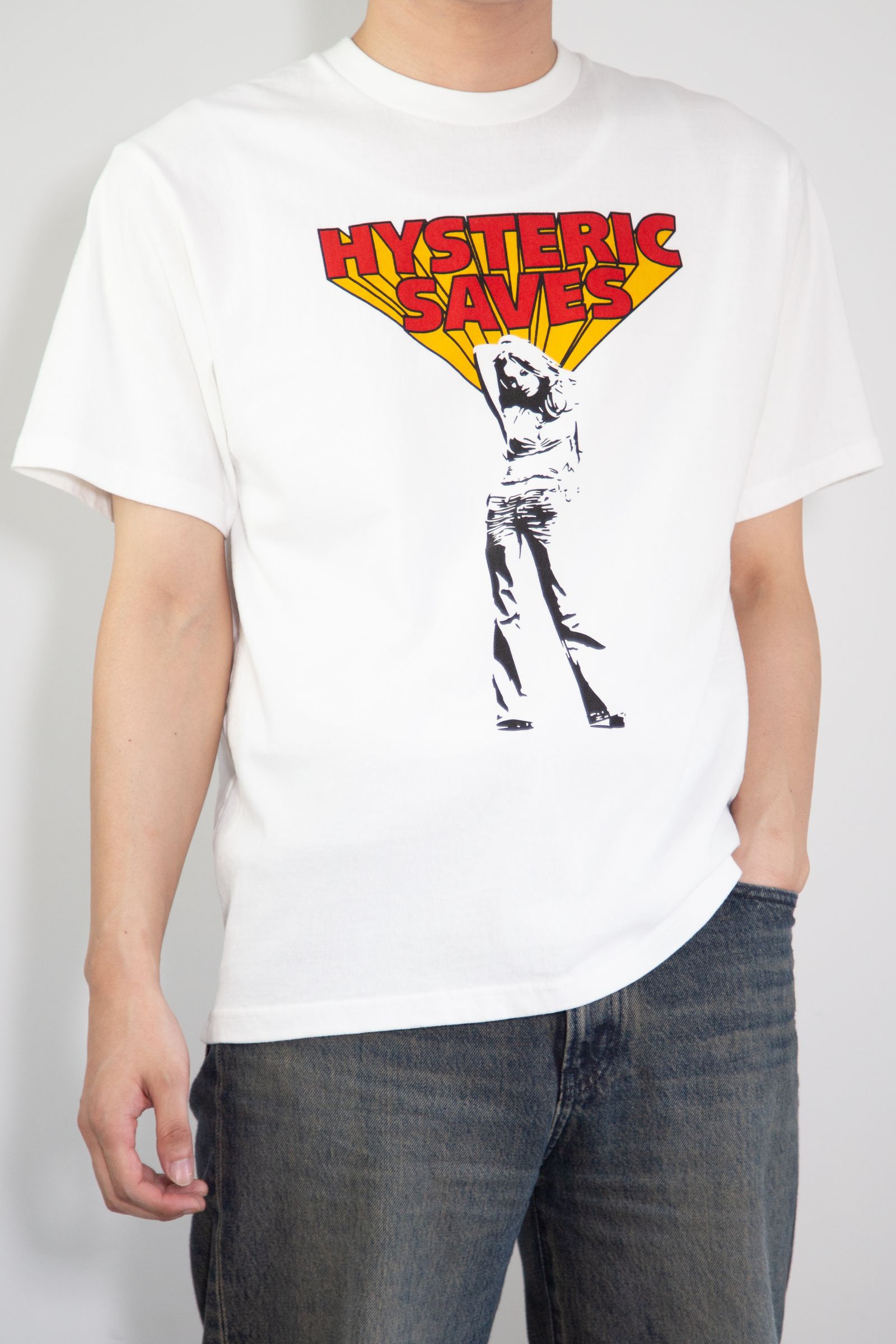 HYSTERIC GLAMOUR - HYSTERIC SAVES Tシャツ / ホワイト | Tempt