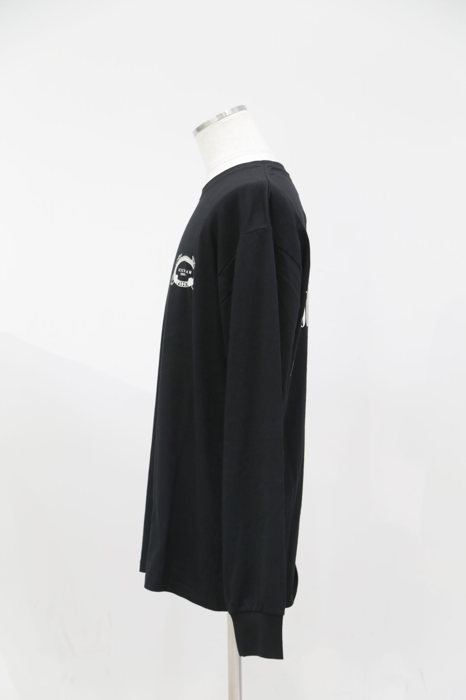 【ICECREAM】 GFH/GFW LS T-SHIRT / ブラック