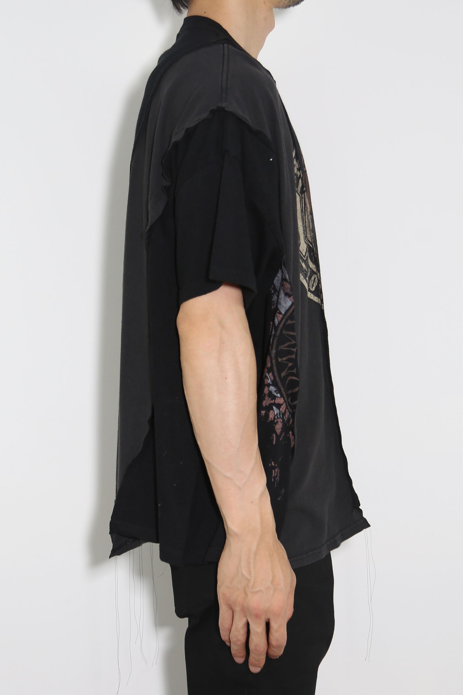 Wide Band Tee / C / ブラック
