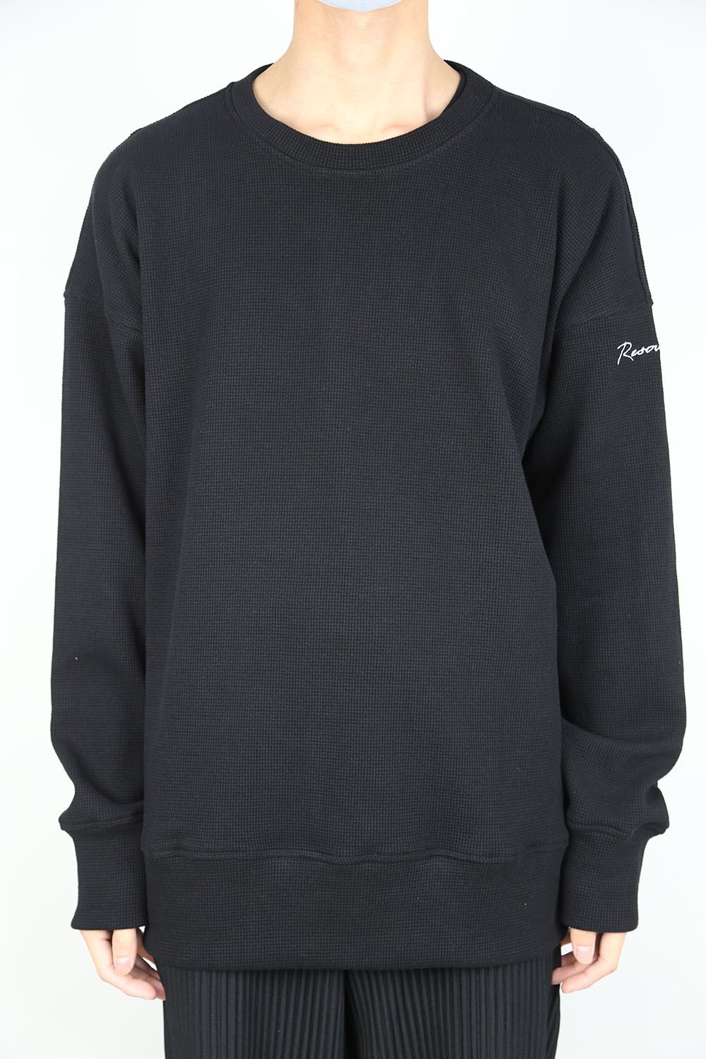 【人気定番商品】 WAFFLE THERMAL LOOSE TRAINER / ブラック