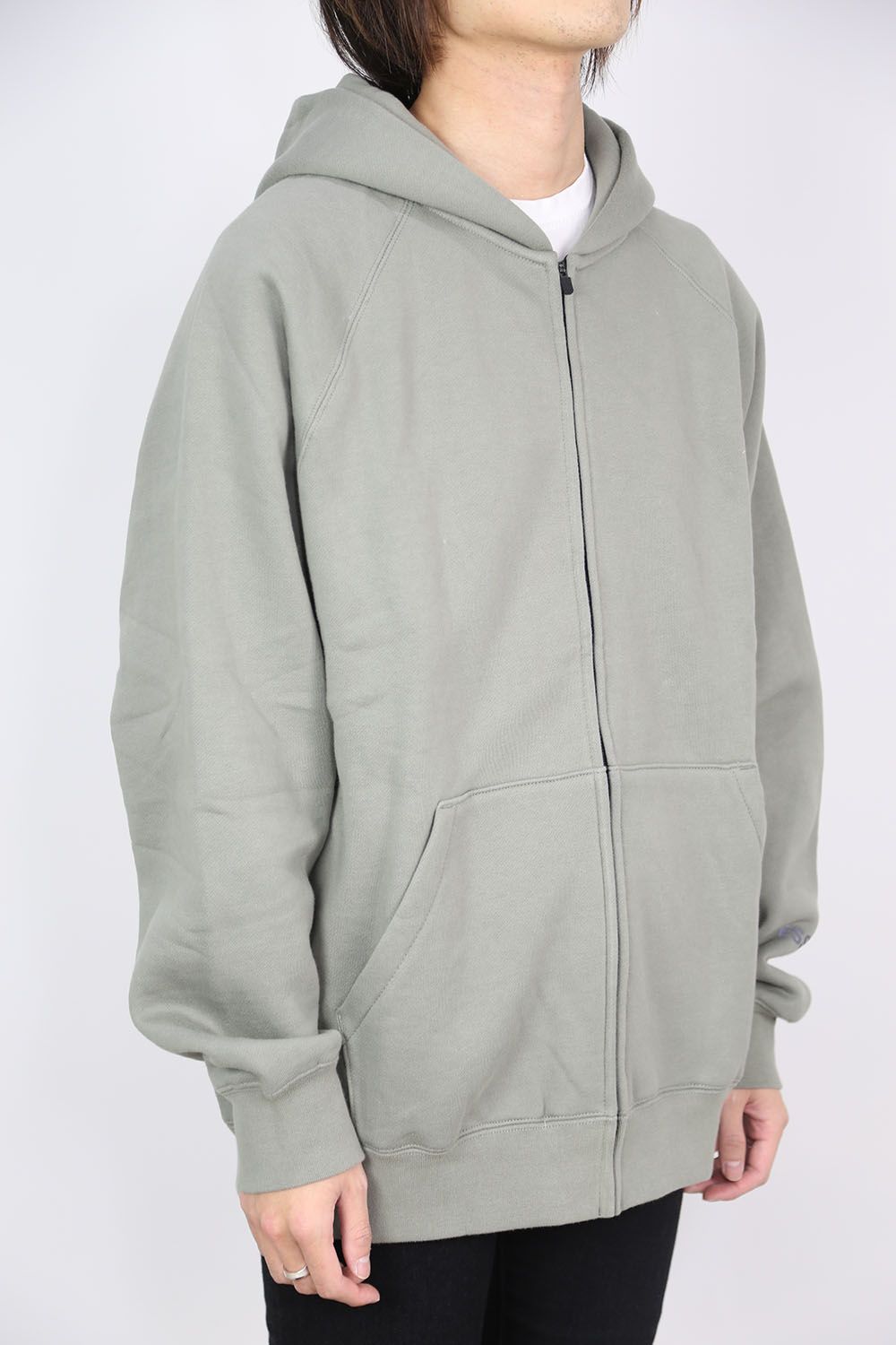 FULL ZIP HOODIE / セージ