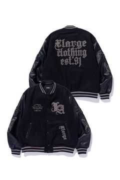 VARSITY JACKET / ブラック