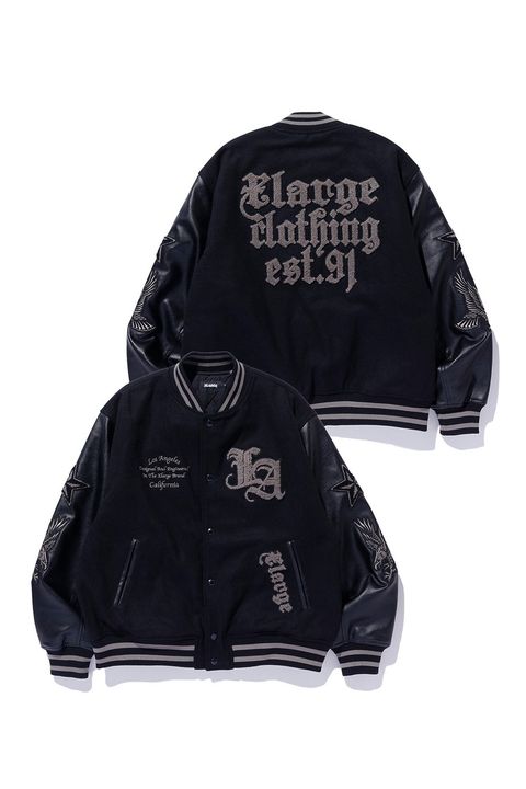 VARSITY JACKET / ブラック