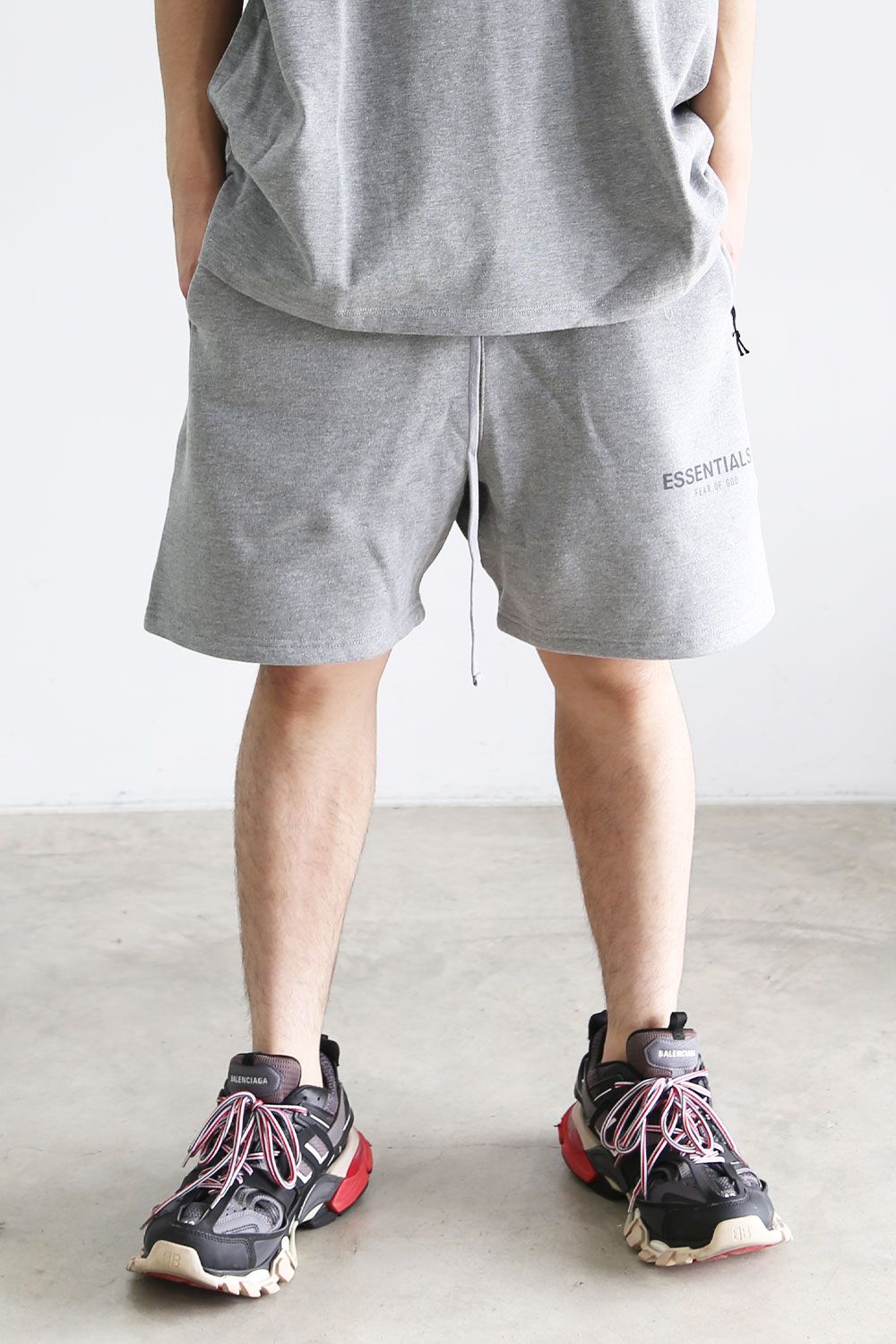 【S】FOG Essentials Sweat shorts greyメンズ