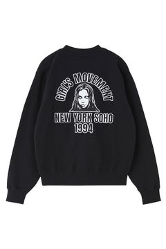 ARCH LOGO AND FACE PATCH SWEATSHIRT / ブラック