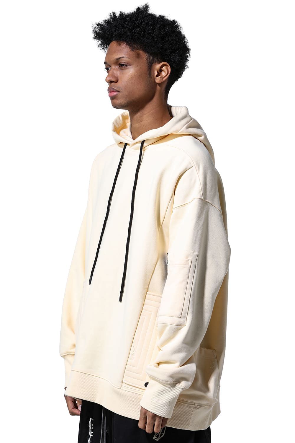 Sweat Millitary Hoodie / ブラック