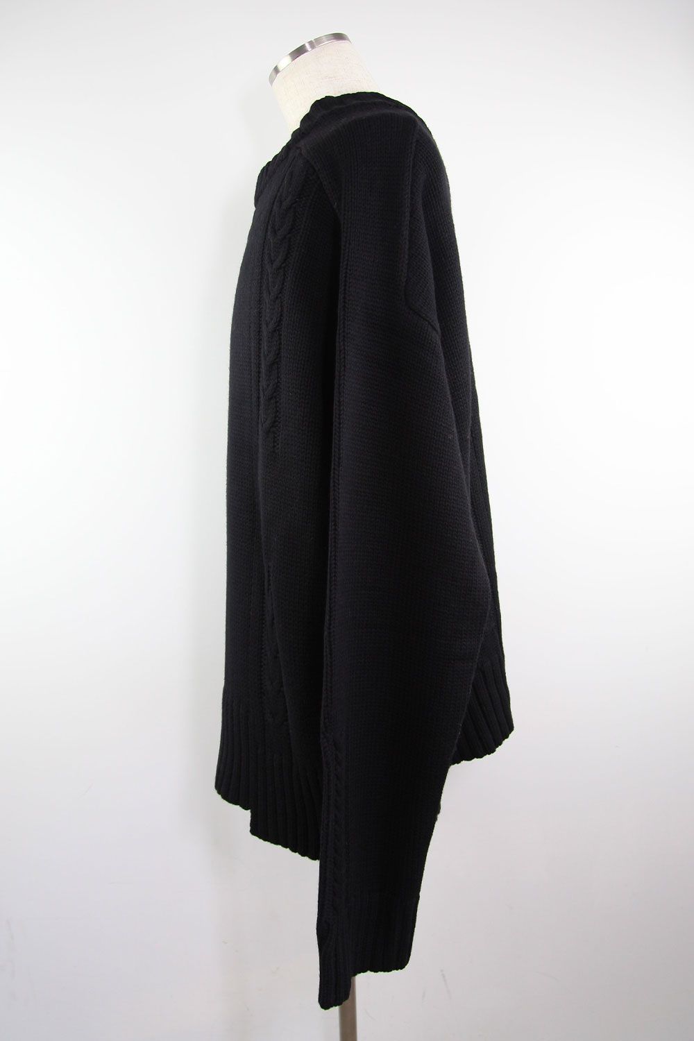 ローゲージニットプルオーバー / Low Gauge Knit Pullover / ブラック
