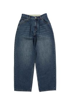 FACE WIDE TAPERED PANTS / インディゴ