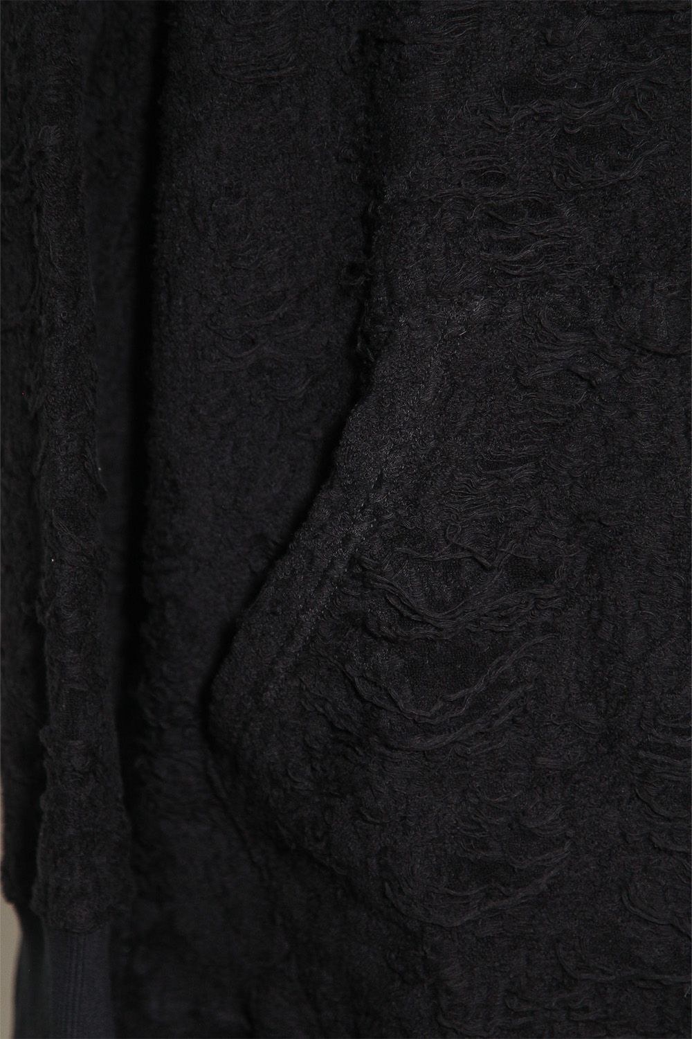アシンメトリークルーネック / ASYMMETRY CREW NECK / ブラック / ag-12081-2