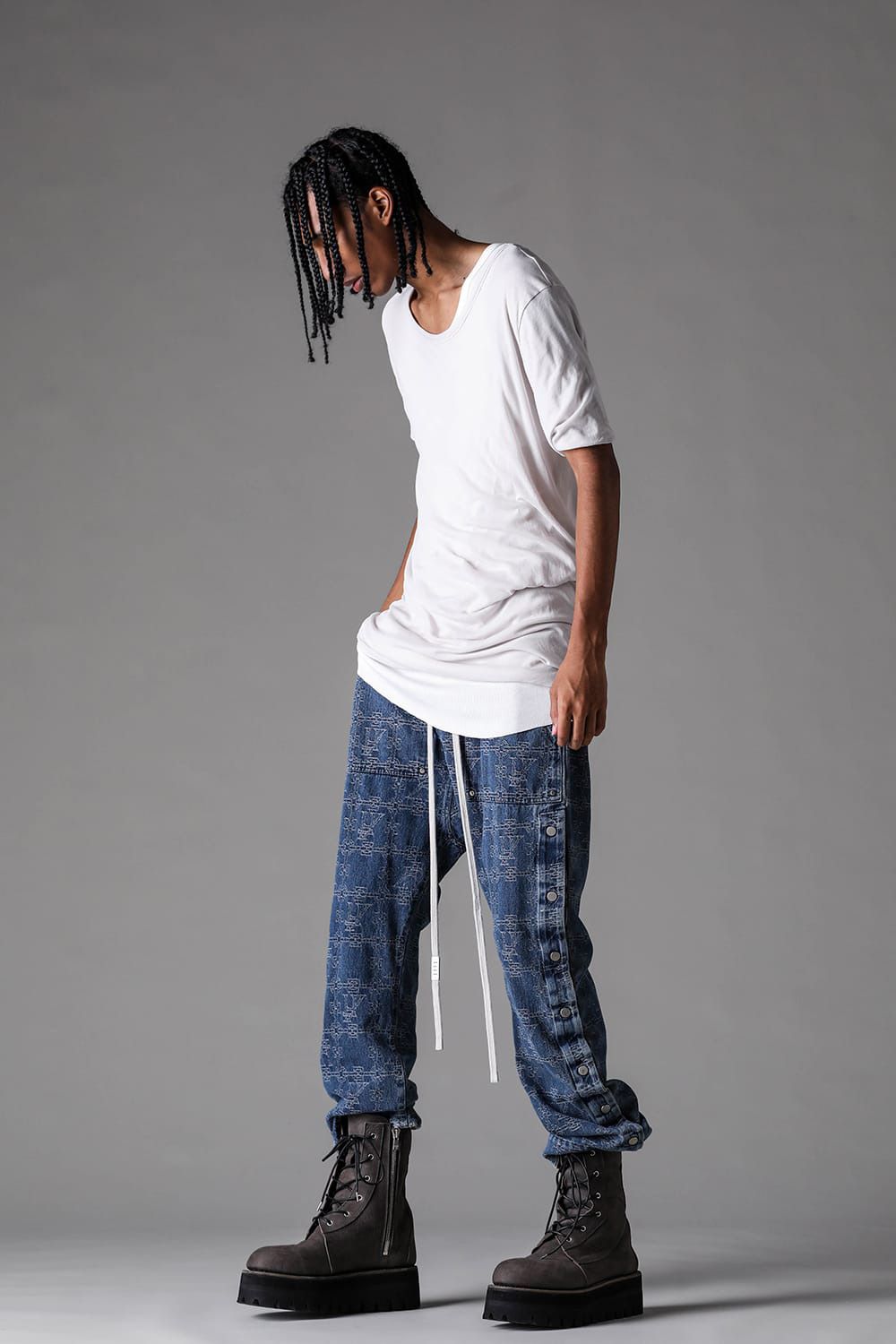 Jacgurd Denim Sarouel Flare Pants