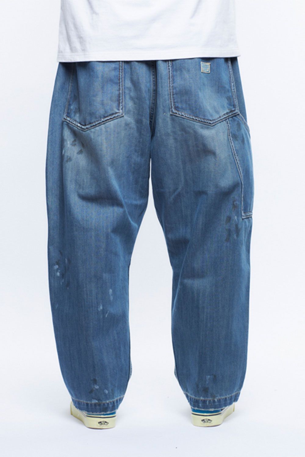 DENIM PAINTER SARROUEL PANTS / インディゴ