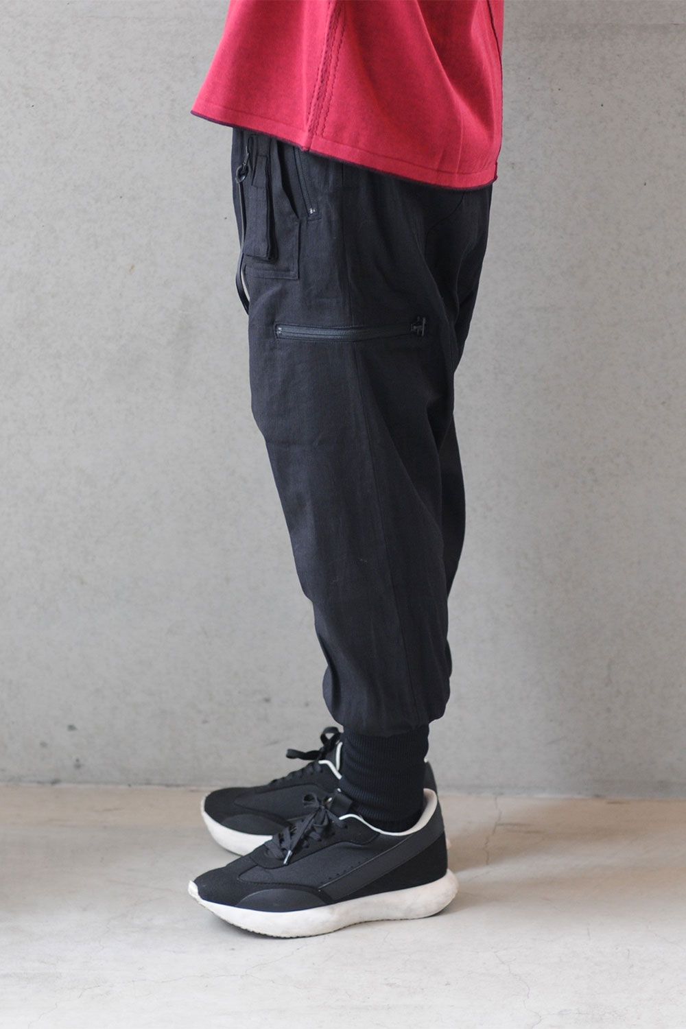 ［ラスト1点 サイズM］SOLID PARACHUTE PANTS / ブラック