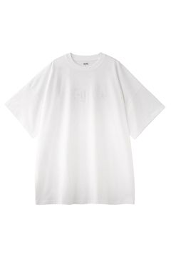 RHINESTONE STARDUST LOGO S/S TEE DRESS / ホワイト