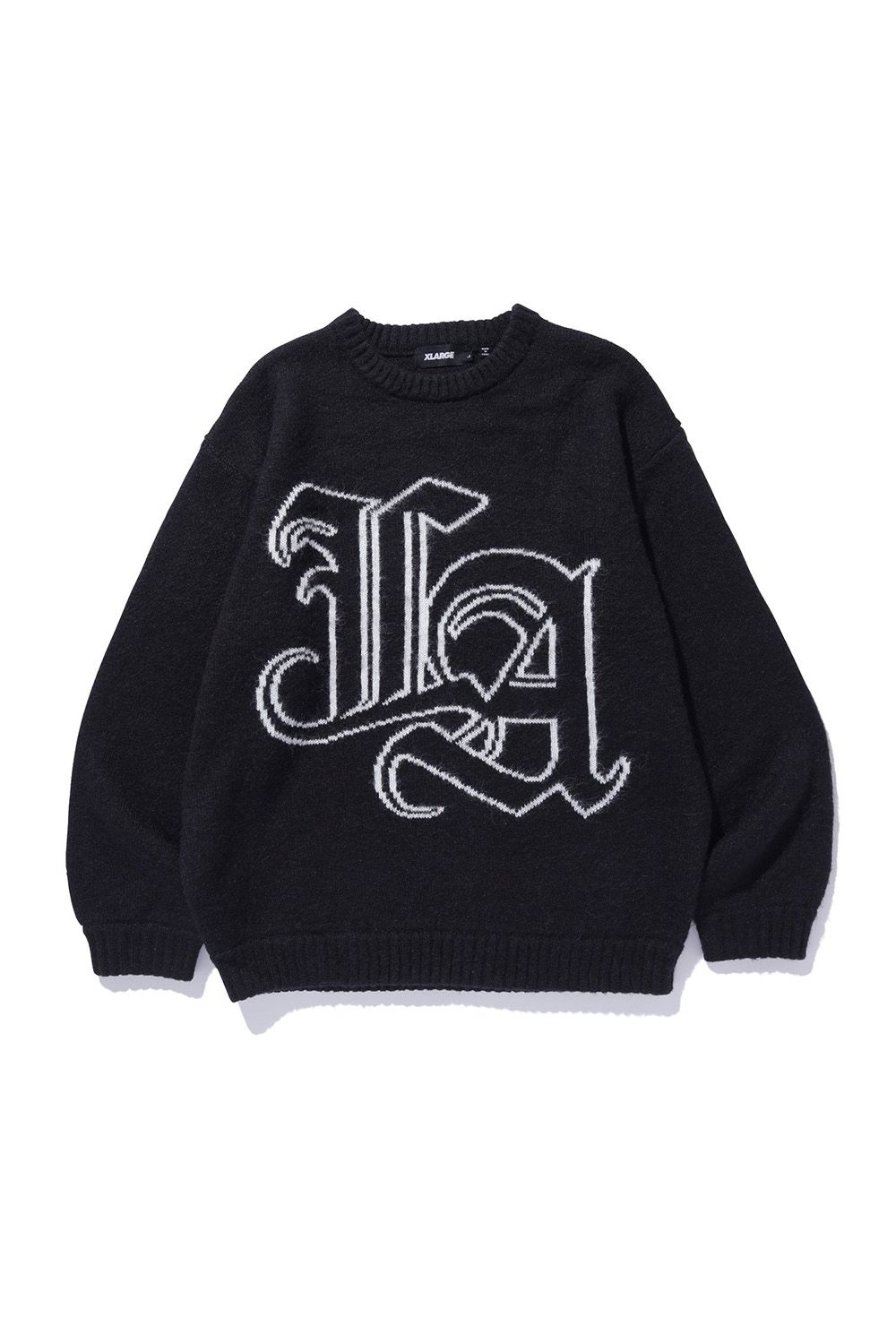 OLD ENGLISH MOHAIR KNIT SWEATER / ブラック