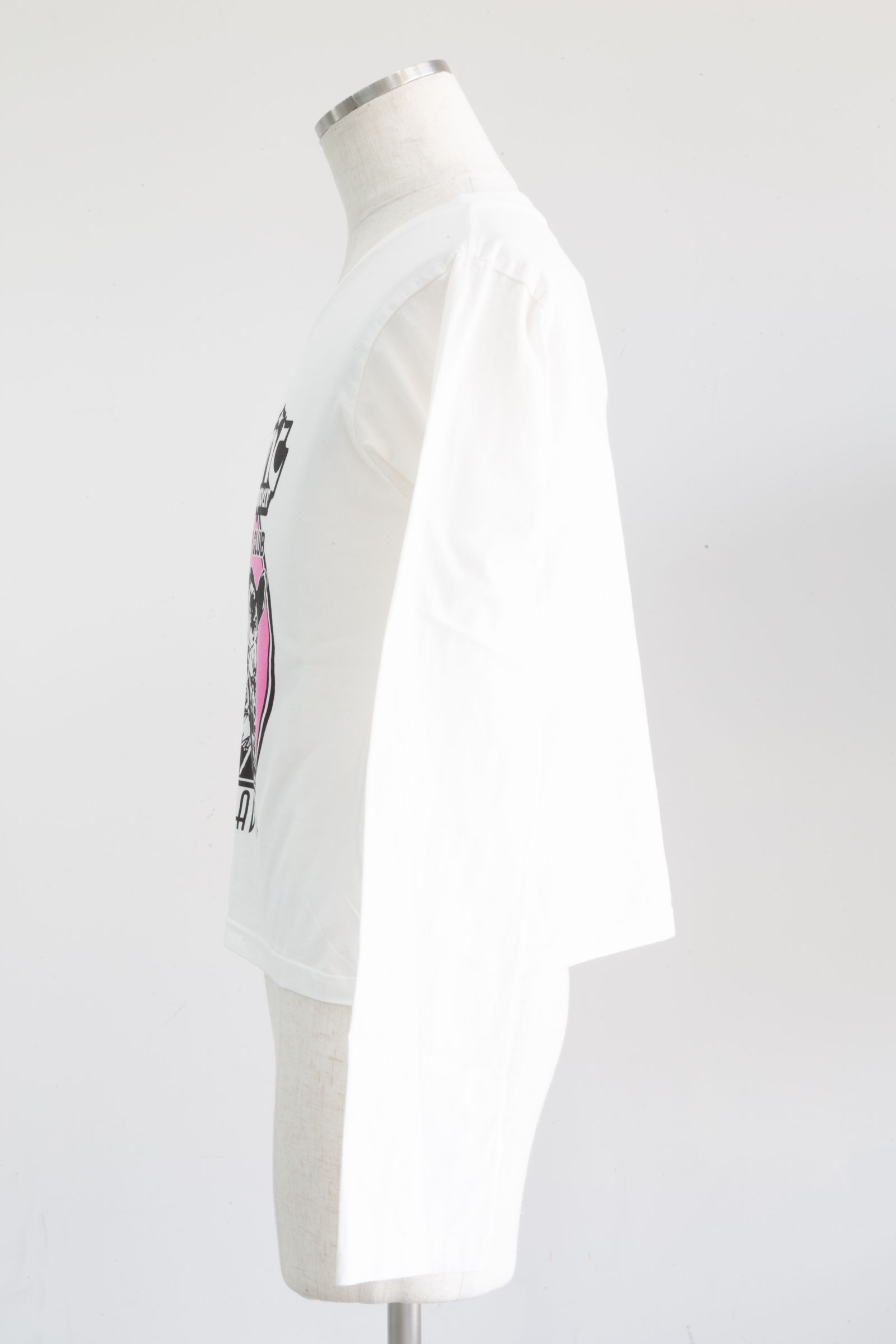HYSTERIC VIP CLUB ショート丈Tシャツ / ホワイト