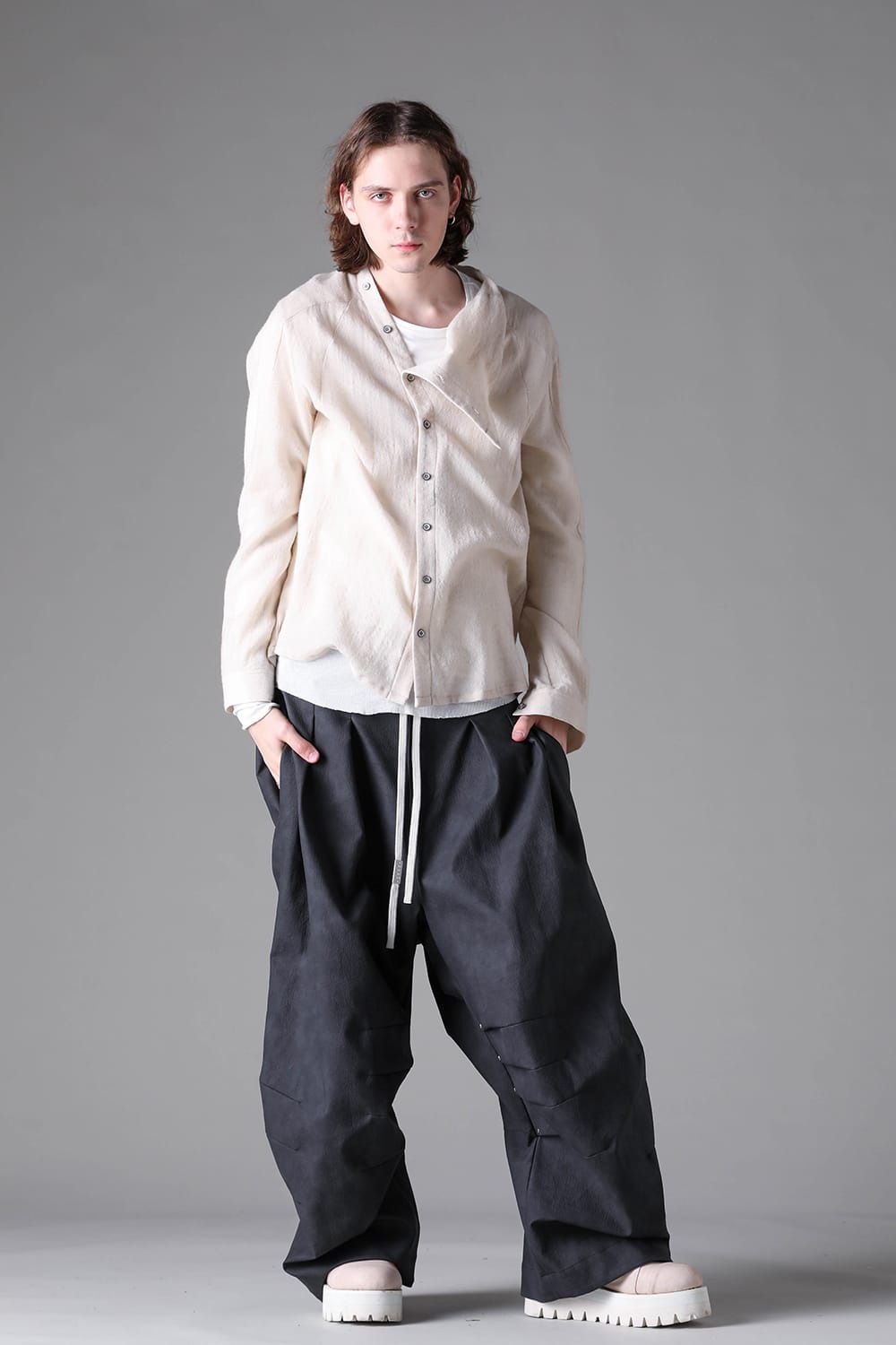 Fluid High-Neck Shirts