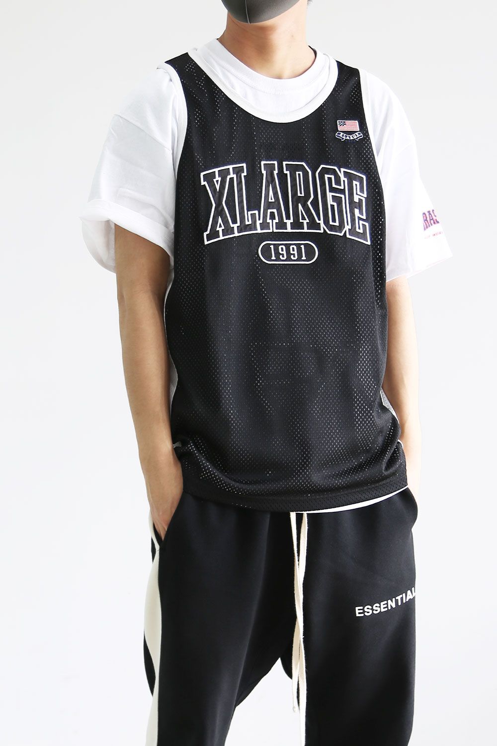 XLARGE - XL BASKETBALL JERSEY / ネイビー | Tempt