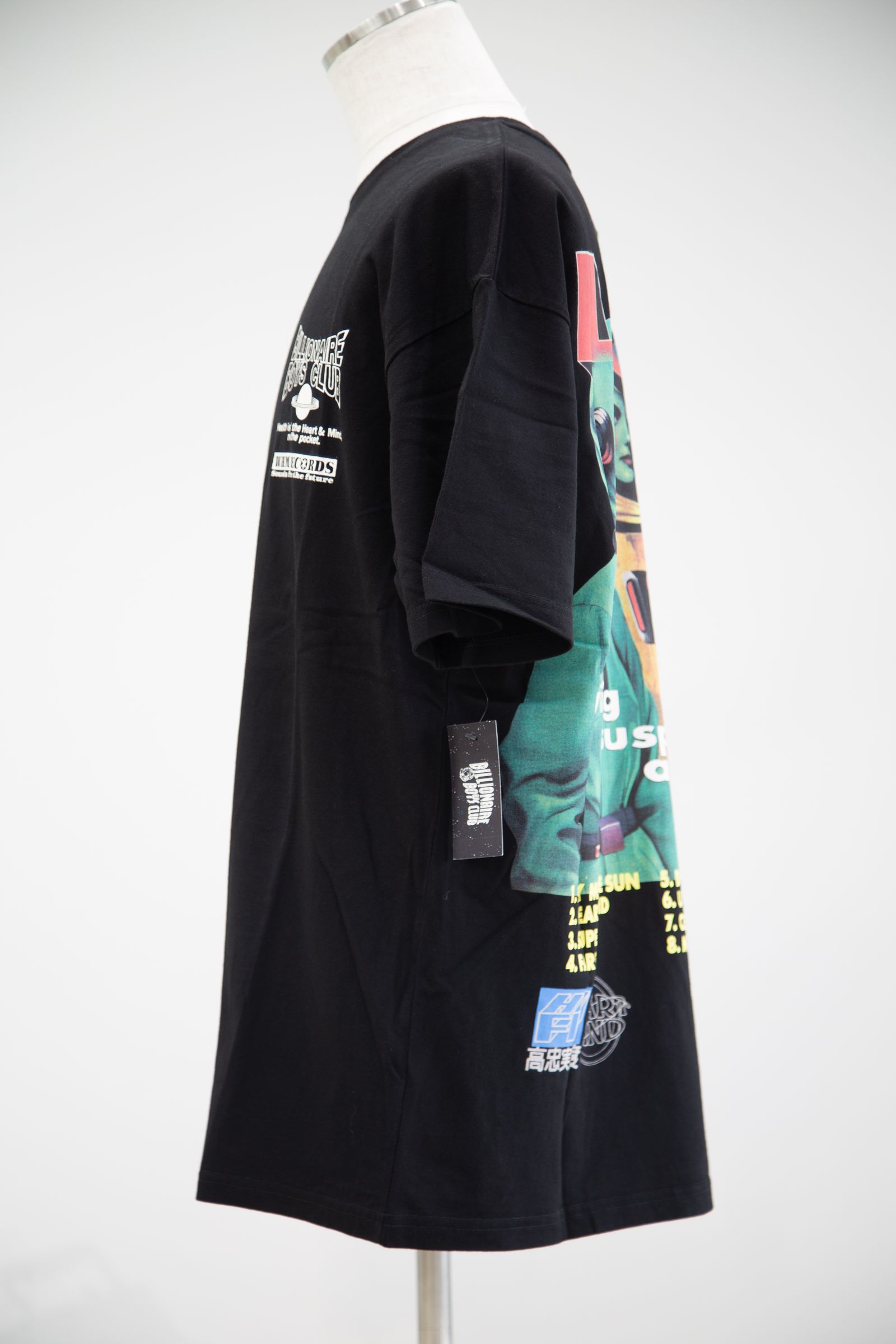 【BILLIONAIRE BOYS CLUB】WHM RECORDS T-SHIRT / ブラック