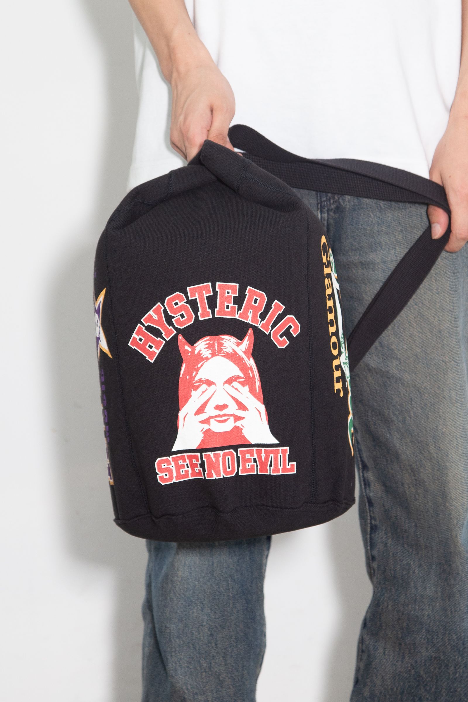 COLLEEGE COLLAGE スウェットショルダーバッグ