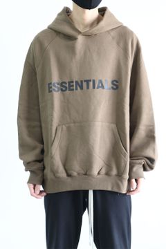 SSENSE FRONT LOGO HOODIE / ライトブラウン