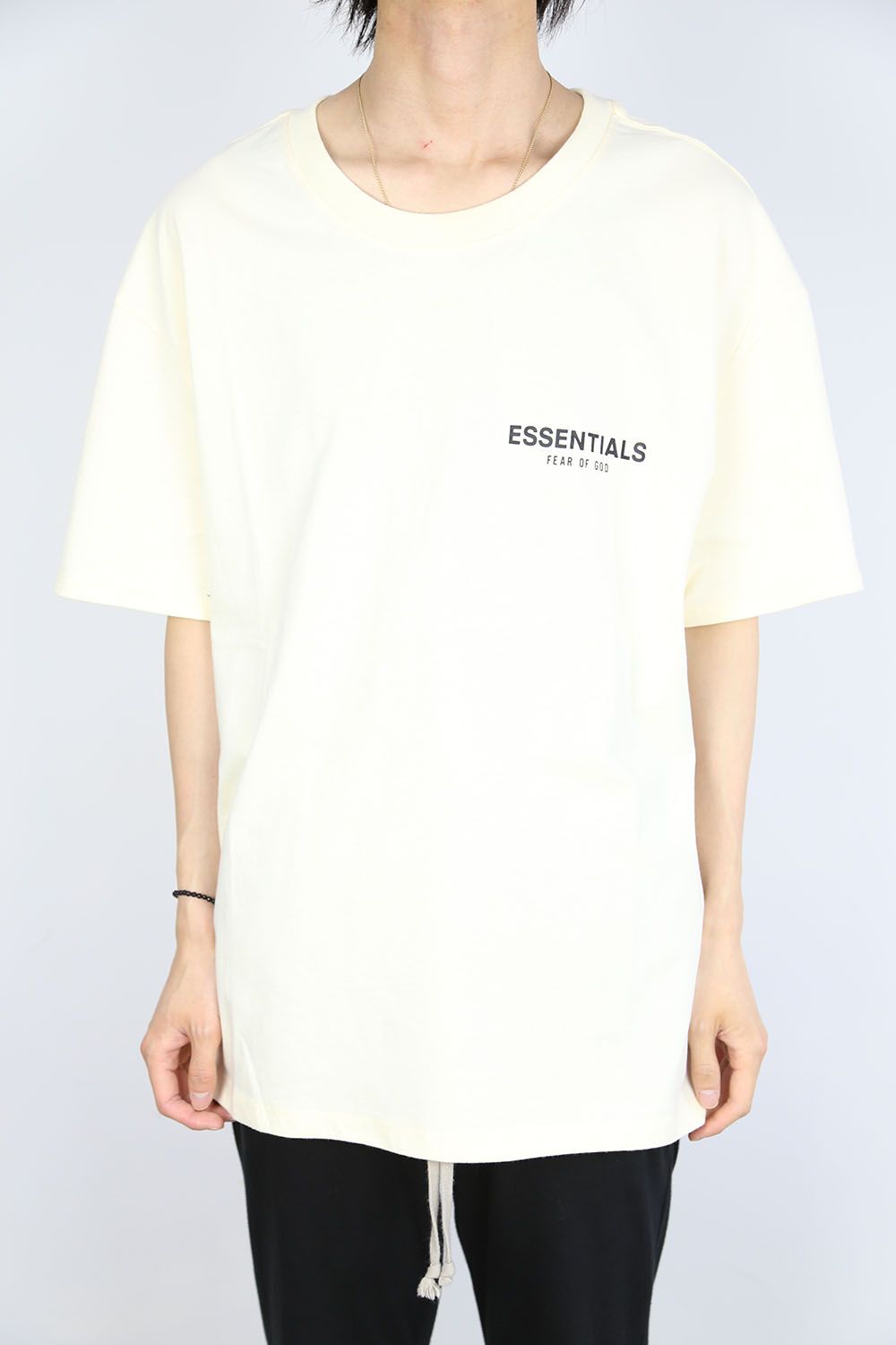 FOG ESSENTIALS - 21FW ONE POINT S/S TEE / ヘザーオートミール | Tempt