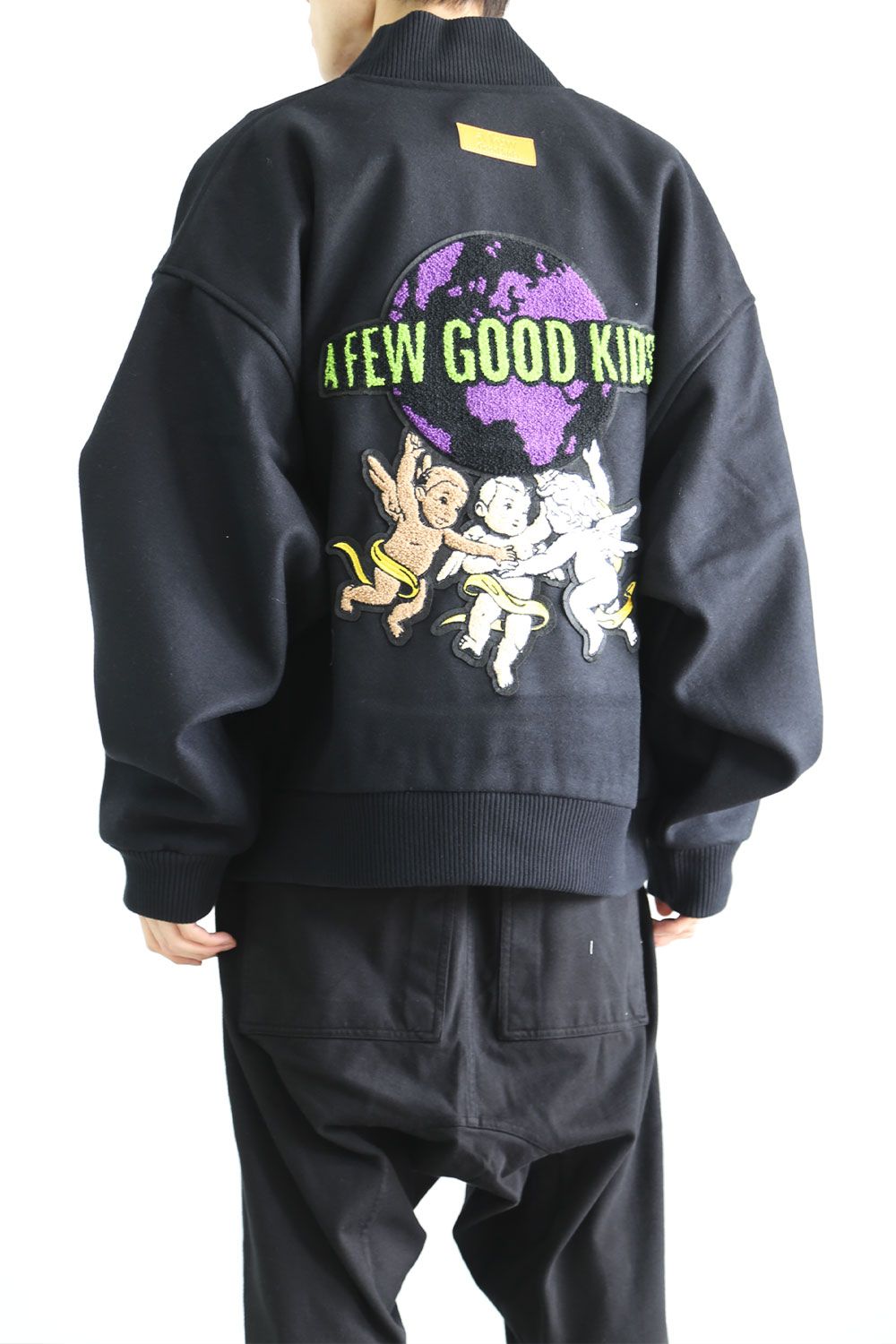 A FEW GOOD KIDS - ANGEL COLLEGE JACKET / ブラック | Tempt