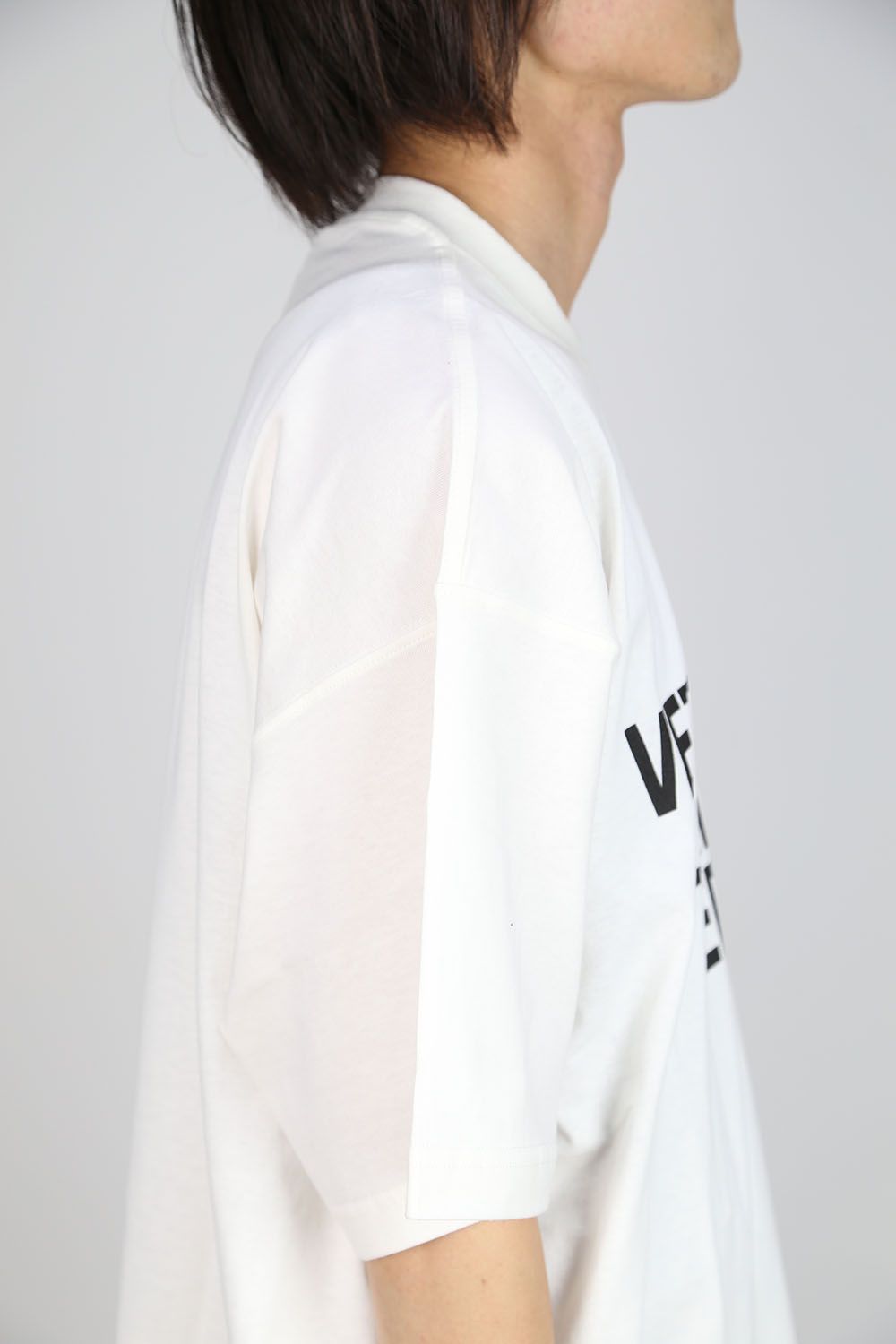 VETEMENTS ヴェトモン 21SS Limited Edition Big Logo Tee リミテッドエディションビッグロゴ 半袖Tシャツカットソー UE51TR810W ホワイト