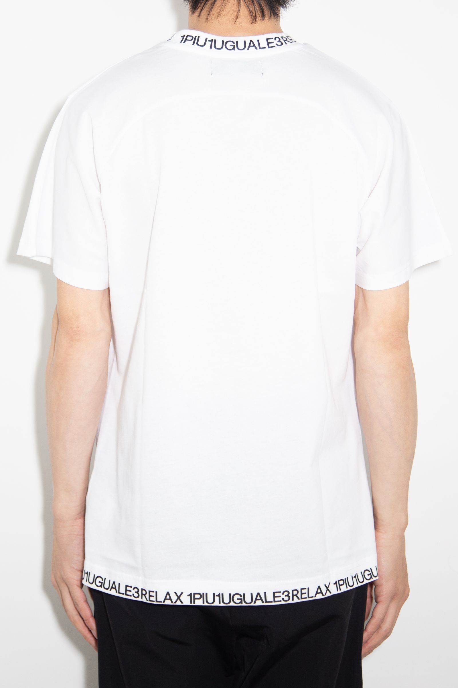 ネックロゴ半袖Tシャツ / ホワイト