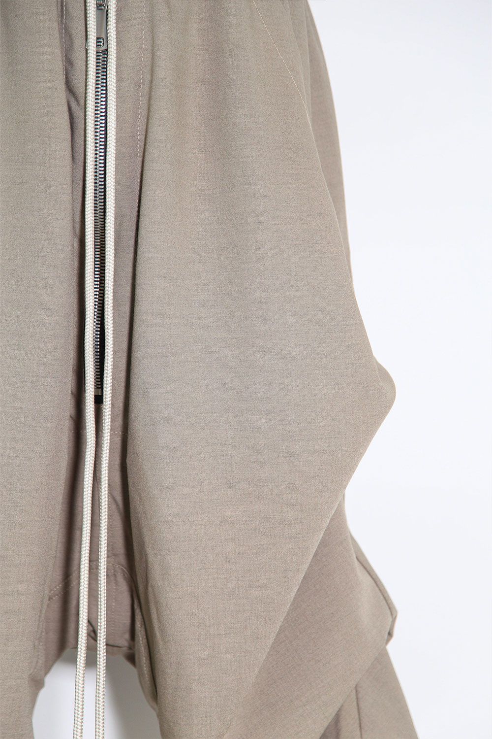 サマーウールタックショーツ / Summer Wool Tuck Shorts / ライトベージュ / ag-11020-2