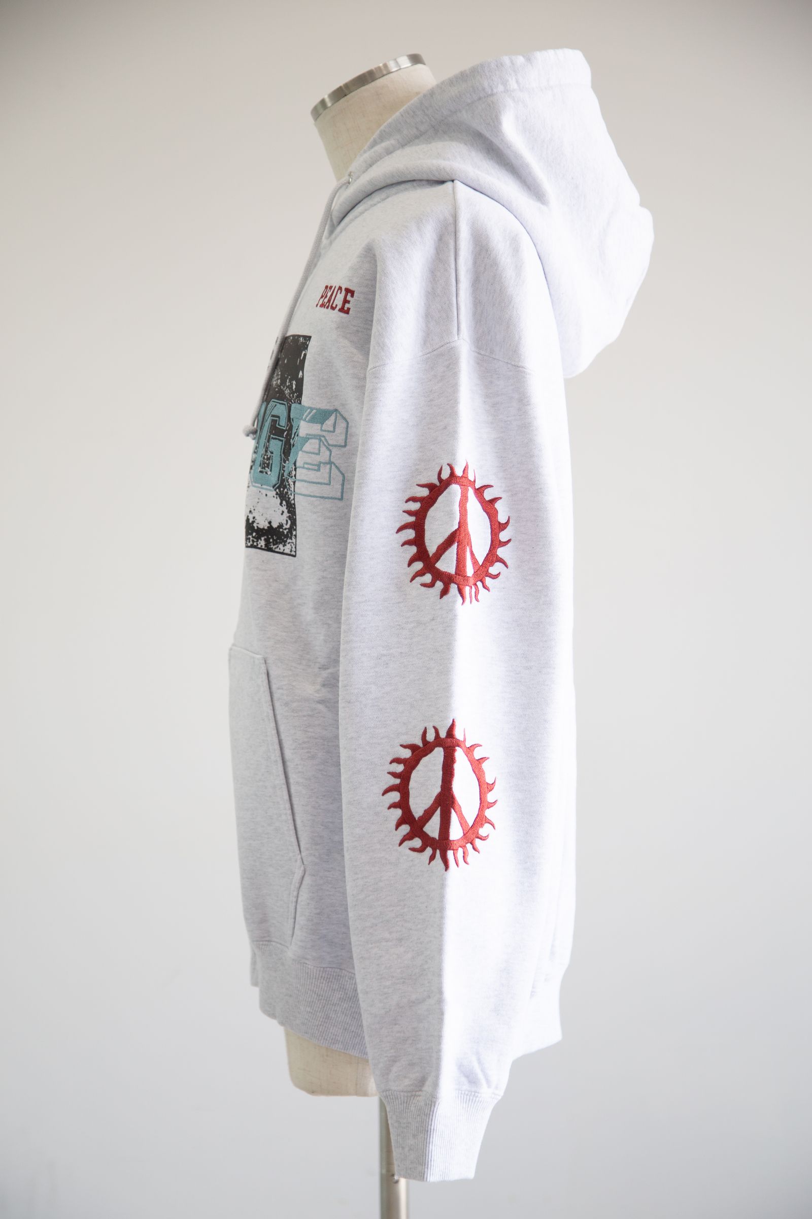 大人気 XLARGE CAMPUS ZIP UP HOODED SWEATSHIRT インパクト大 CAMPUS ZIP UP HOODED SWEATSHIRT（パーカー）｜XLARGE