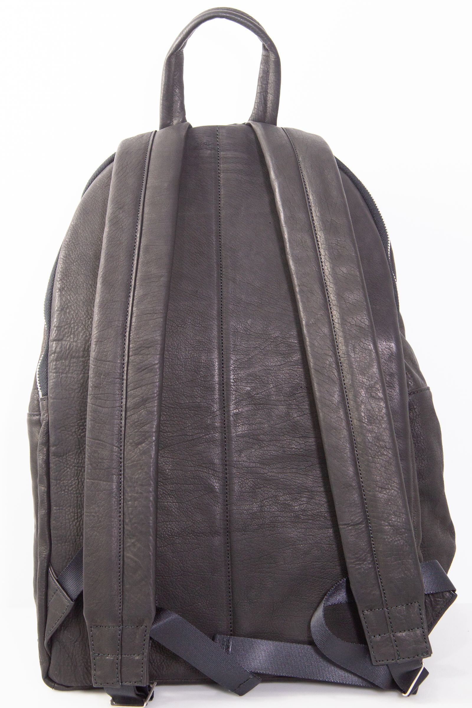 JAPAN CALF GARMENT-WASH RIDERS BACKPACK / ブラック