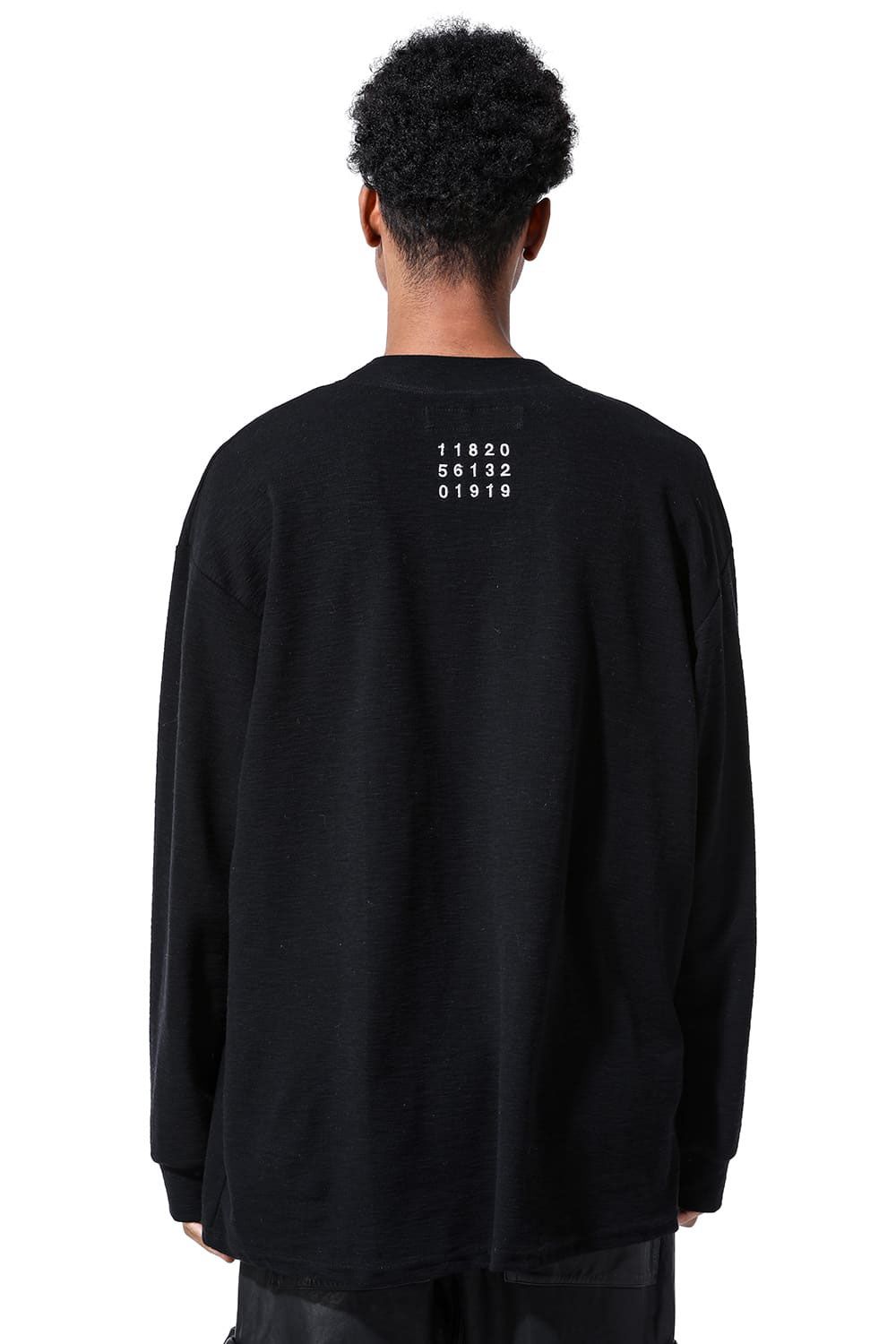 サーフニットリラックスフィットカットソー / Surf Knit Pullover / ブラック / ag-6082