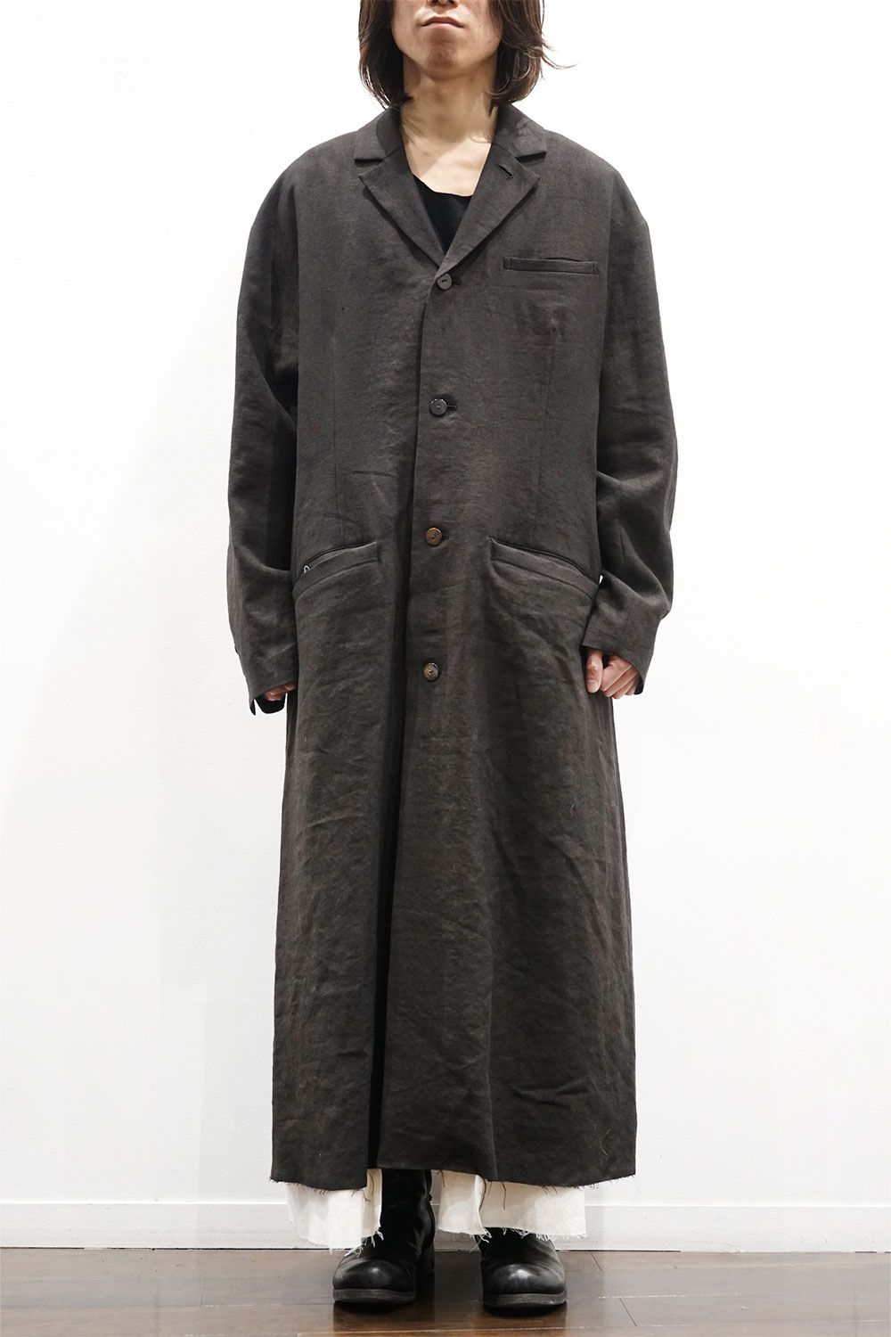 layered long coat