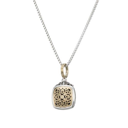 Mediterranean Small Square Pendant / GP042