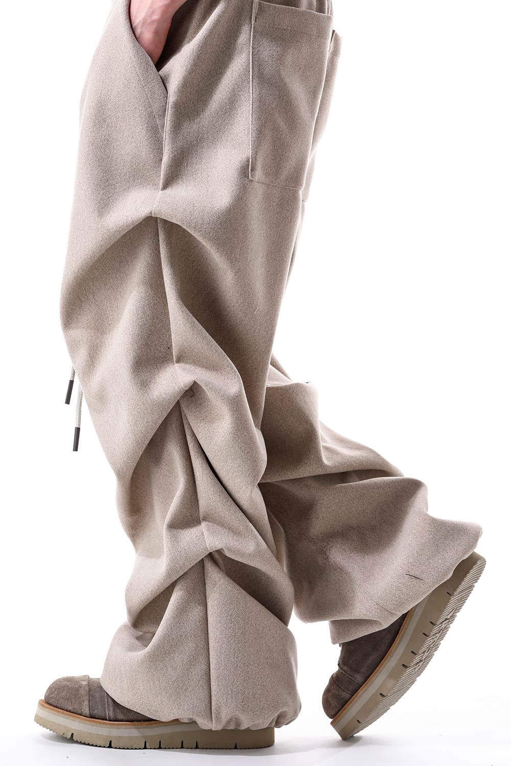 タックワイドパンツ / Tuck Wide Pants / ベージュ / ag-10080-1