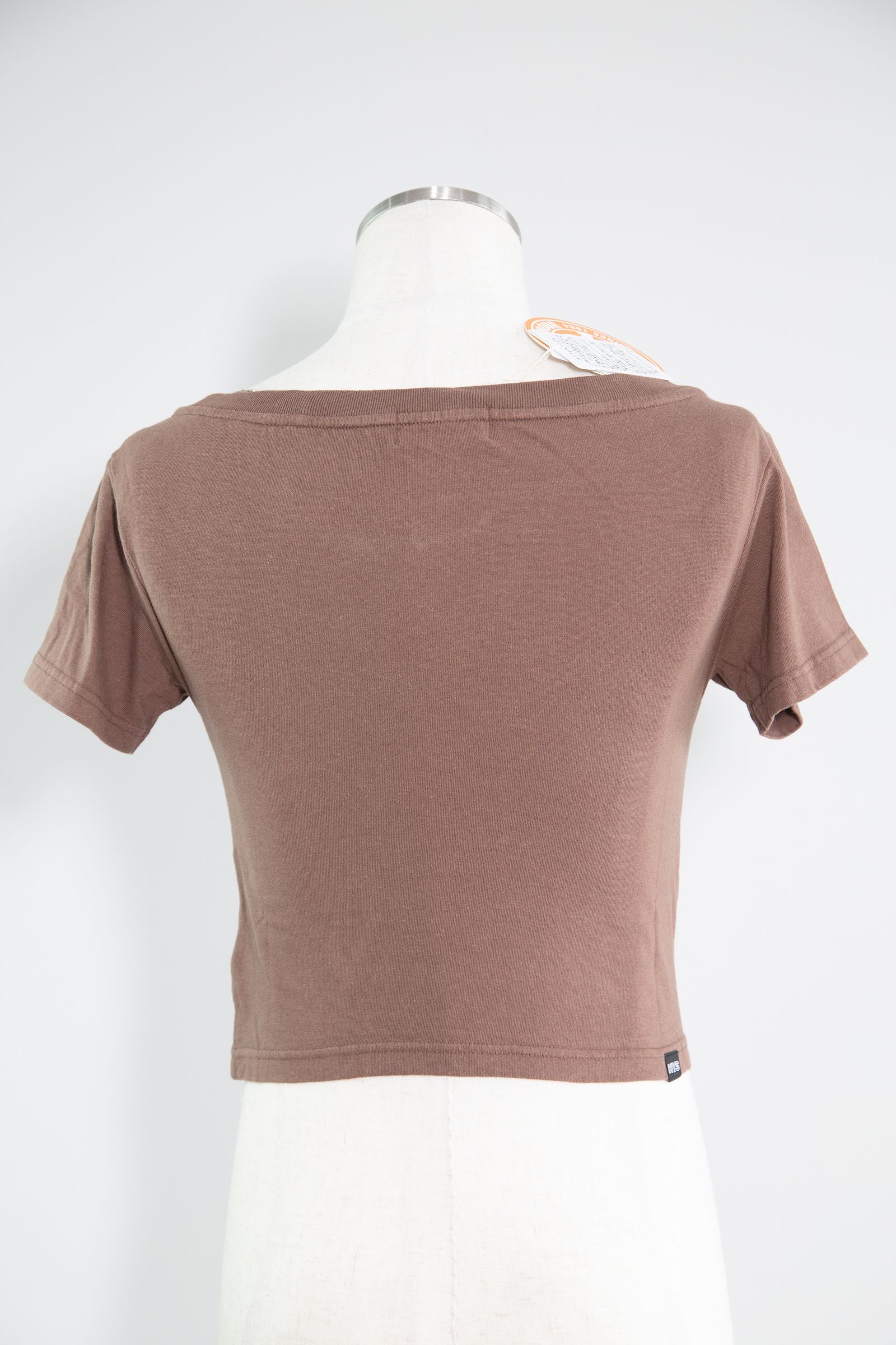 HYSTERIC GLAMOUR - WHIP LASH ショート丈Tシャツ / ブラウン