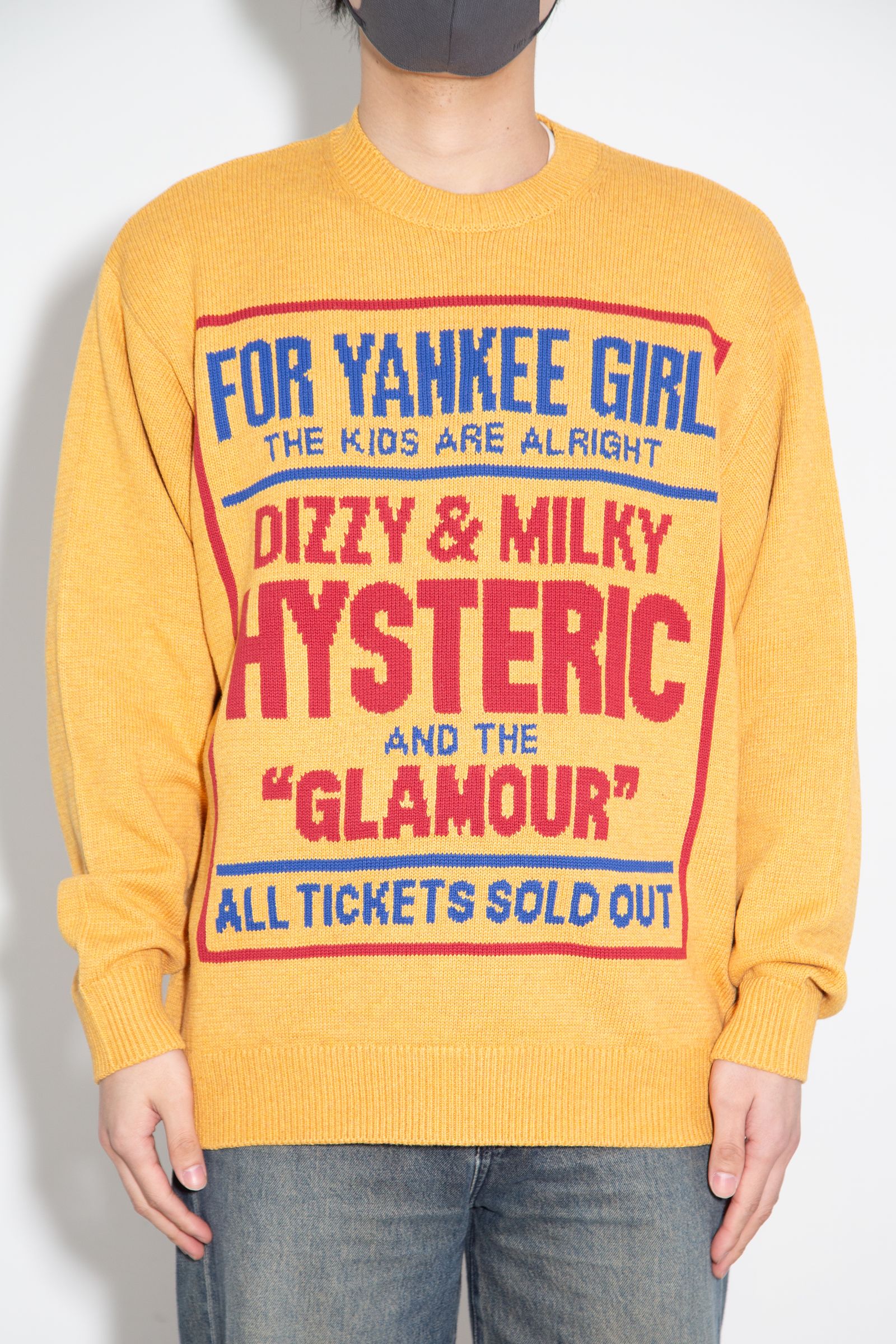 DIZZY & MILKY編込 セーター / イエロー