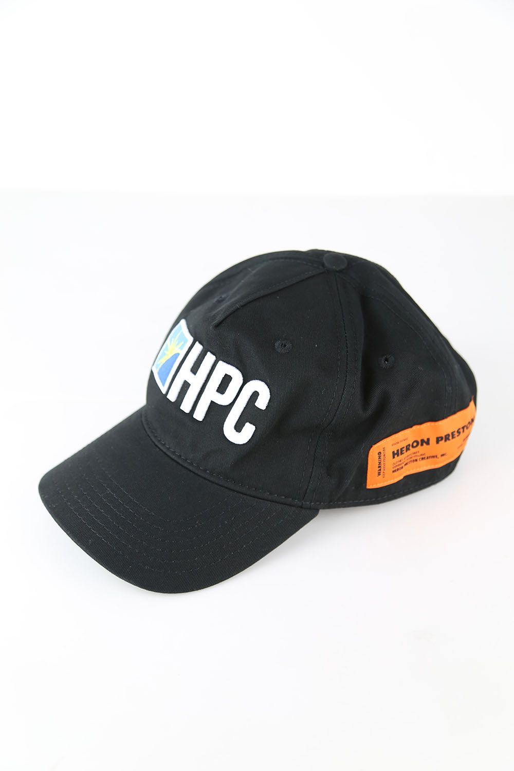 HERON PRESTON - BASEBALL CAP HPC / ブラック×ホワイト