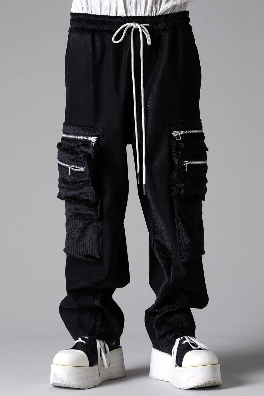 CARGO WIDE PANTS / ブラック