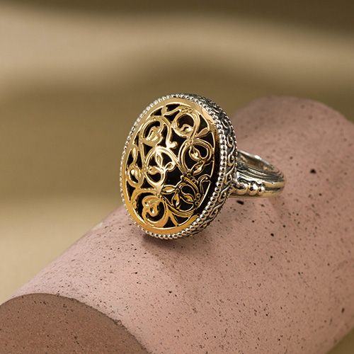 Garden Shadows Big Oval Ring / GR112