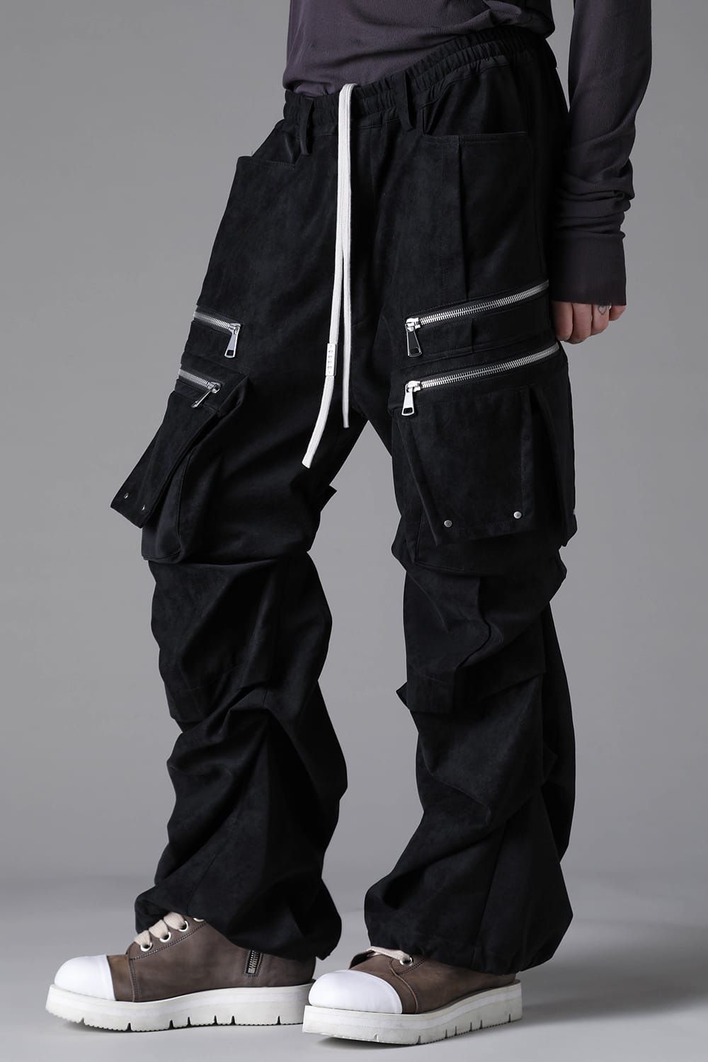 Vegan Leather Cargo Wide