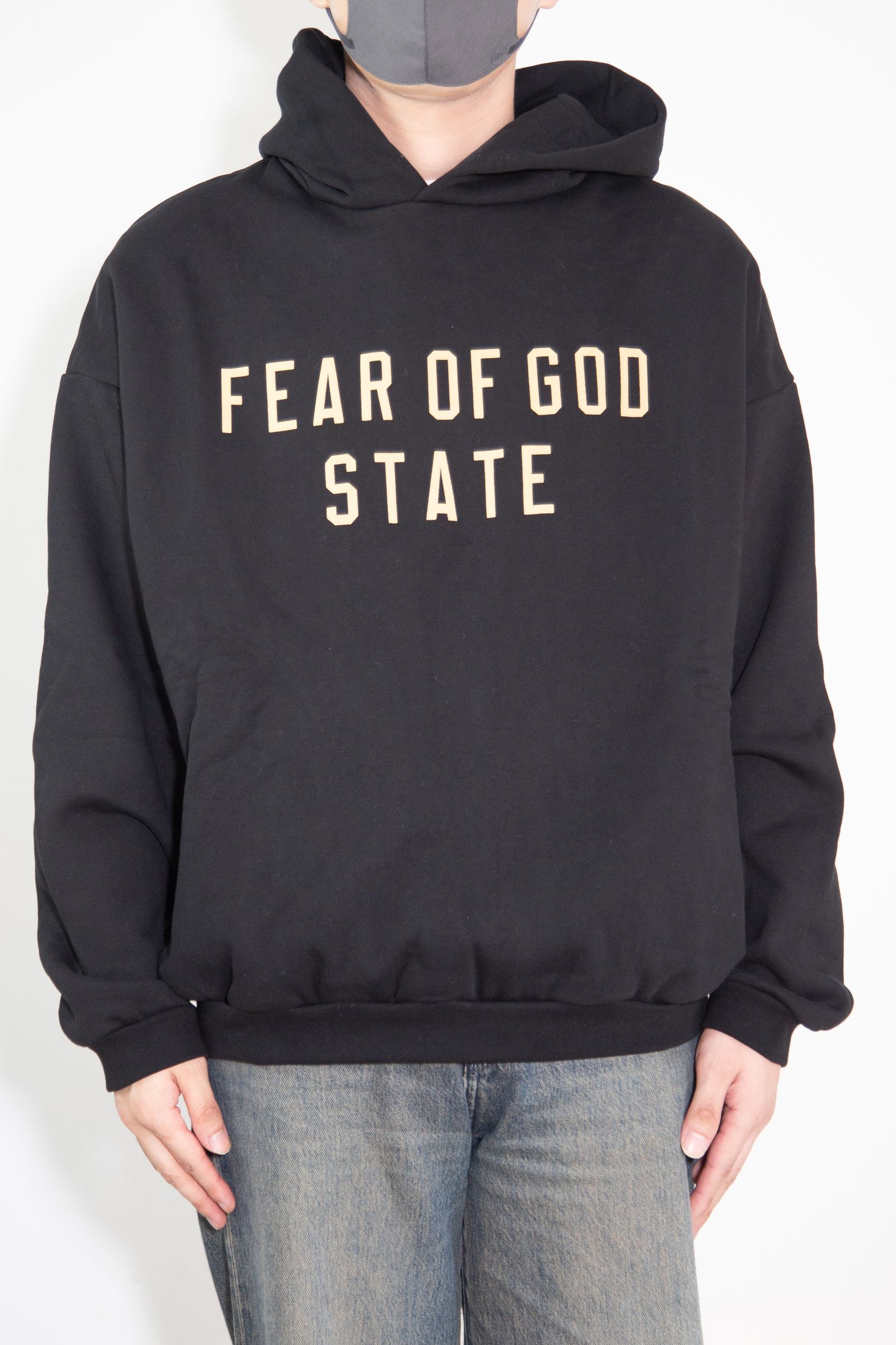 24FW STATE LOGO SWEAT HOODIE / ブラック