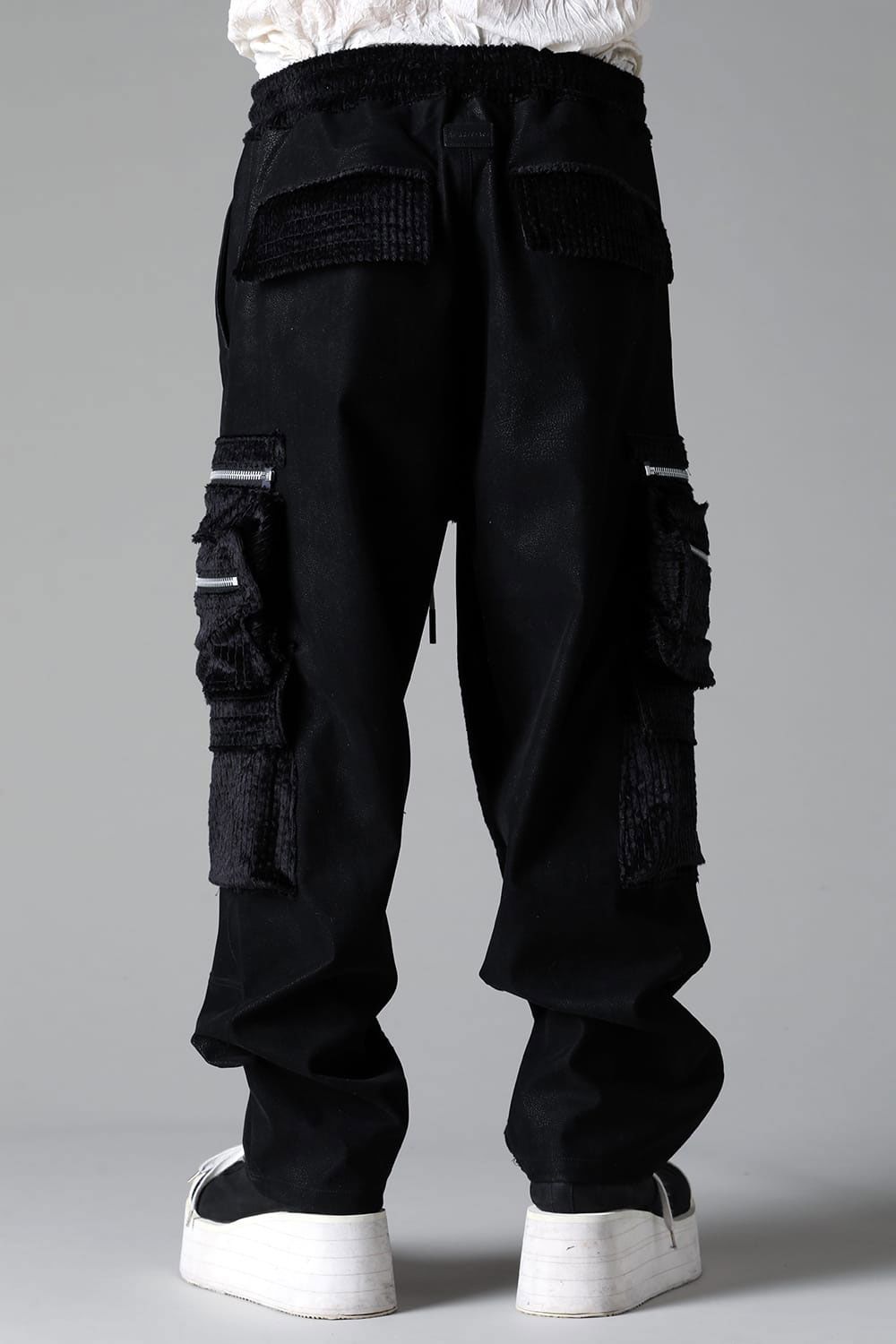 CARGO WIDE PANTS / ブラック