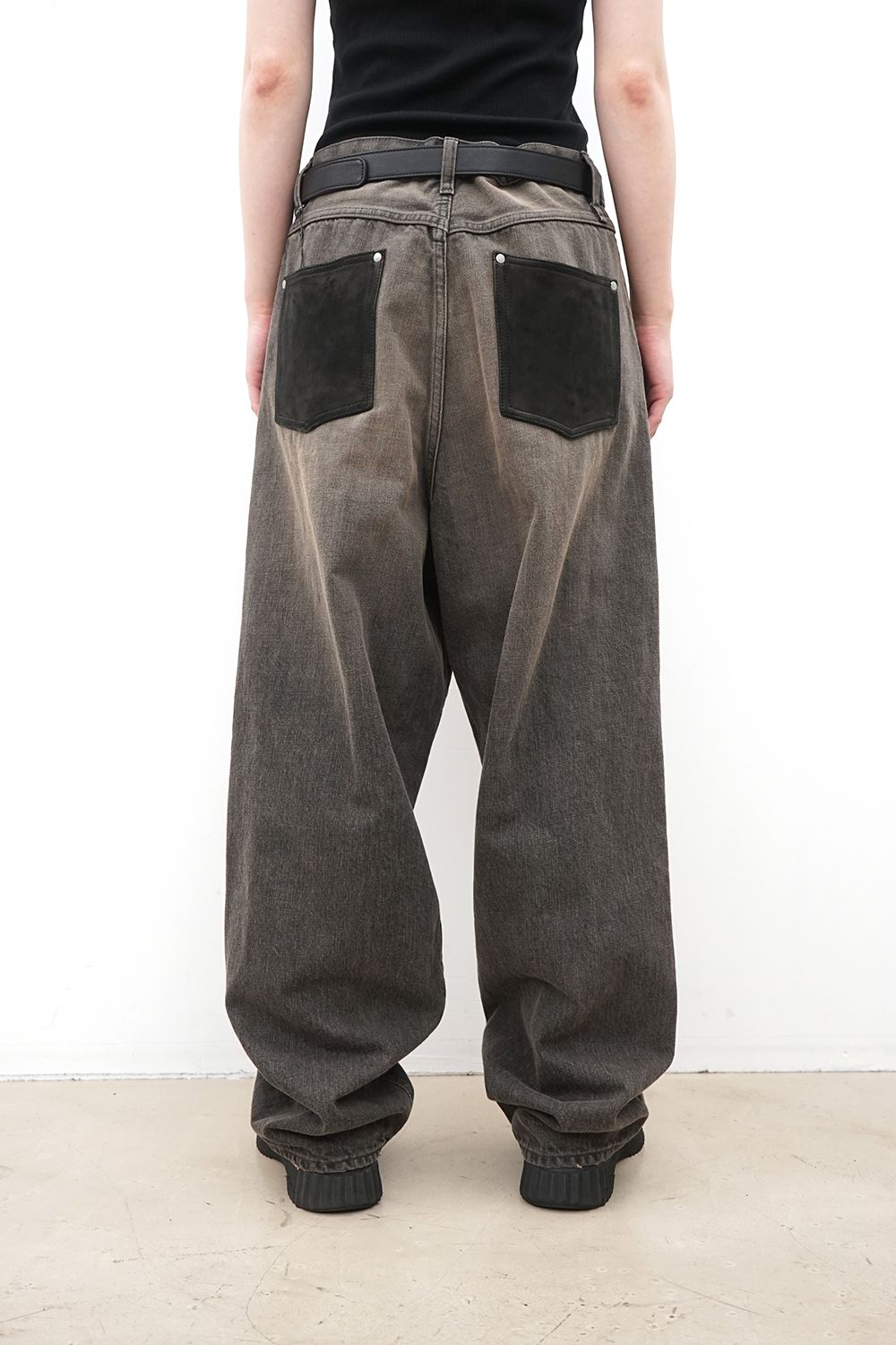 Wide Denim Pants