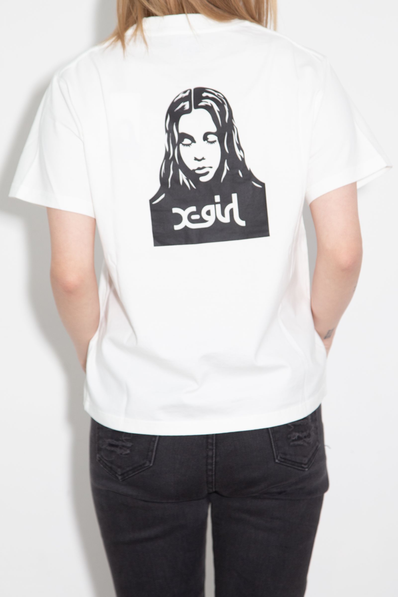 FACE S/S TEE / ホワイト