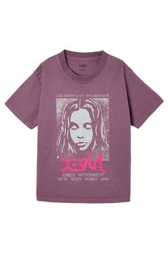 ［ラスト1点 サイズM］FADED FACE S/S TEE / パープル