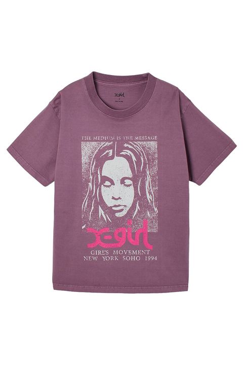 ［ラスト1点 サイズM］FADED FACE S/S TEE / パープル