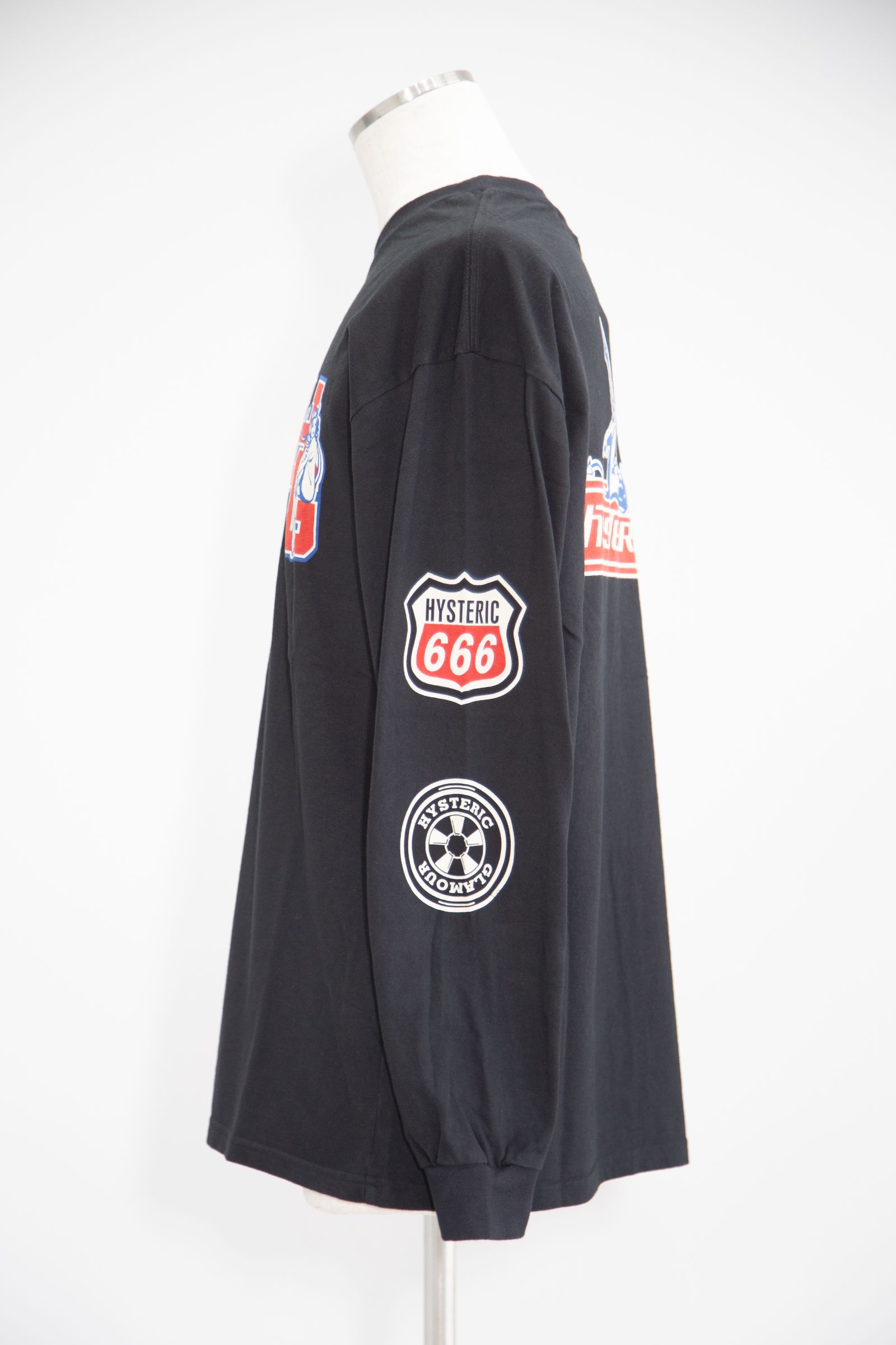 ヒステリックグラマー　MOTOR CITY FEVER Tシャツ　ブラック　S HYSTERIC GLAMOUR - MOTOR CITY FEVER Tシャツ / ブラック | Tempt