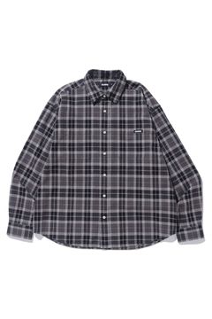 PLAID L/S SHIRT / グレー